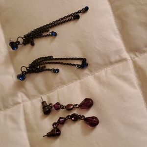 Two pair of earrings